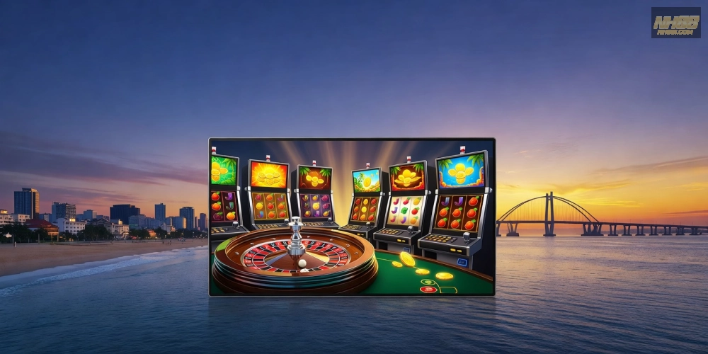 Minh họa khái niệm casino da nang nh88 với không gian giải trí hiện đại và an toàn cho người chơi Việt Nam