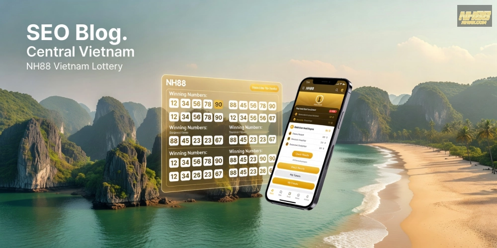 Hình minh họa khái niệm xổ số miền trung nh88 với giao diện hiện đại và kết quả trực tiếp