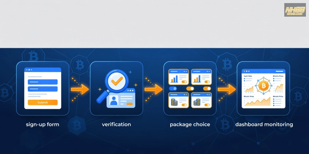 Các bước đăng ký và sử dụng đào Bitcoin trên NH88 từ A đến Z