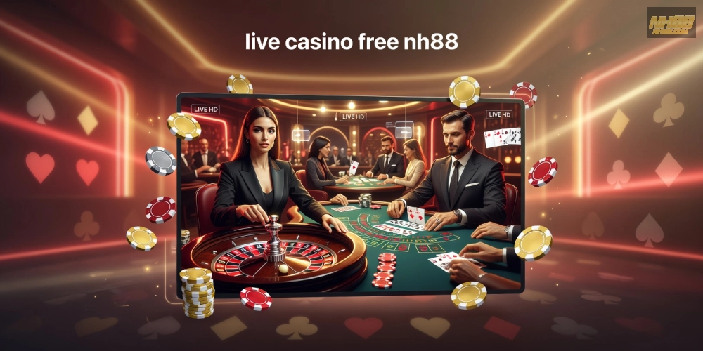 Live casino free nh88 mang đến trải nghiệm sòng bạc trực tiếp miễn phí với dealer thực thụ
