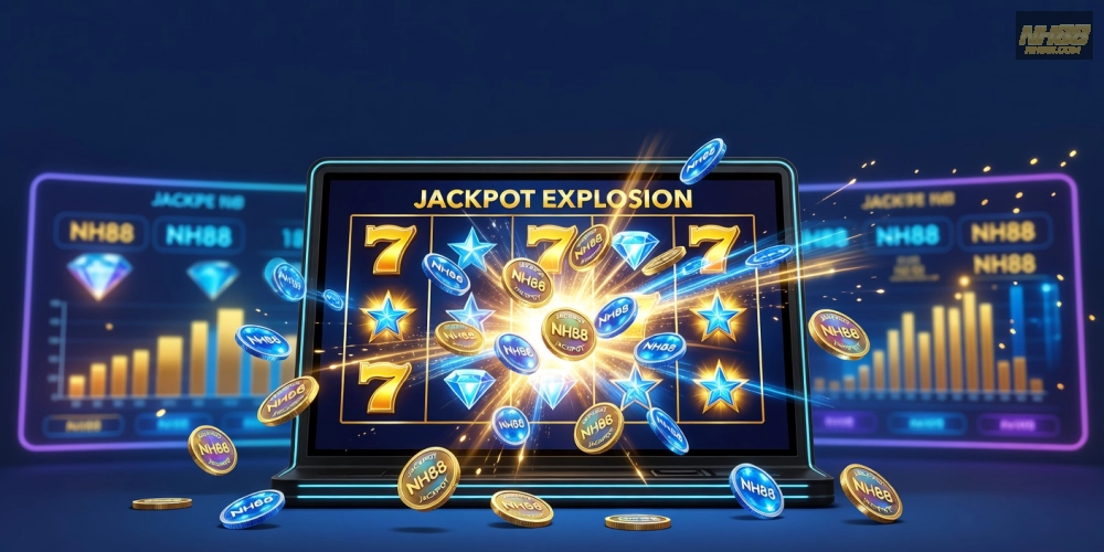 Khái niệm nổ hũ trên nền tảng NH88 với cơ chế jackpot hấp dẫn