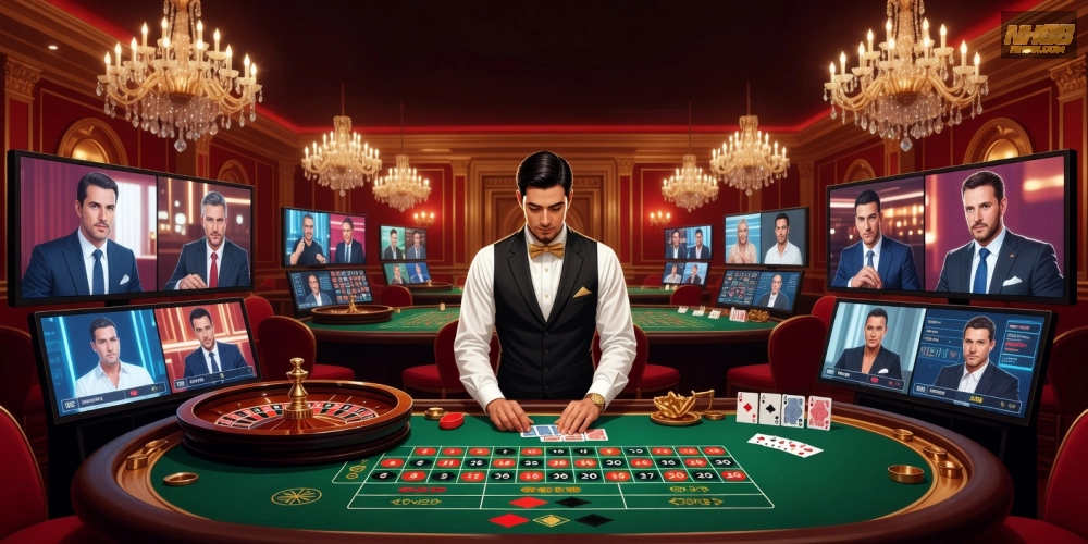 Trải nghiệm chơi live casino online nh88 với dealer hấp dẫn và bàn cược đa dạng